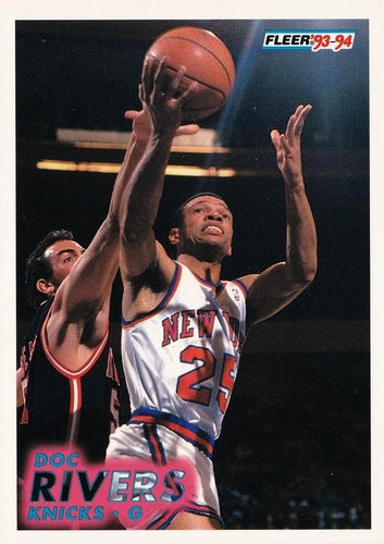 #144 Doc Rivers - New York Knicks - 1993-94 Fleer Basketball