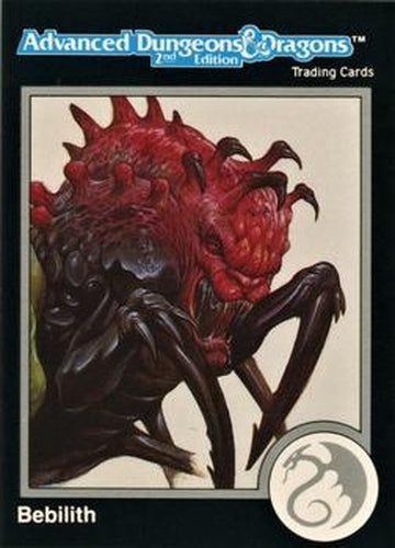 #144 Bebilith - 1991 TSR Advanced Dungeons & Dragons - Silver