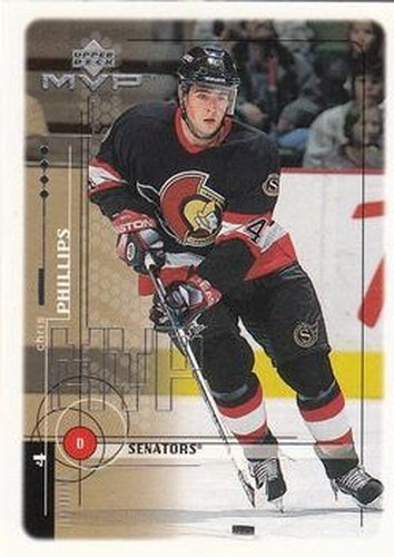 #144 Chris Phillips - Ottawa Senators - 1998-99 Upper Deck MVP Hockey