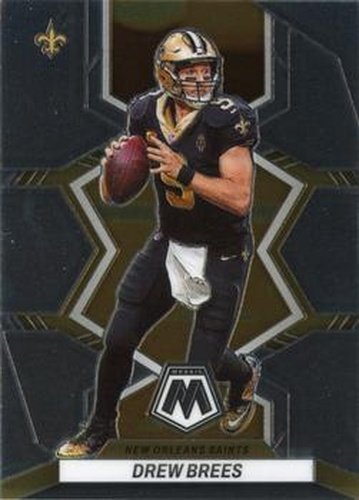 #144 Drew Brees - New Orleans Saints - 2022 Panini Mosaic Football