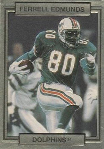 #144 Ferrell Edmunds - Miami Dolphins - 1990 Action Packed Football