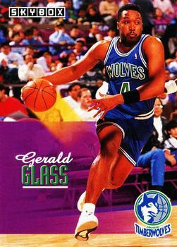#144 Gerald Glass - Minnesota Timberwolves - 1992-93 SkyBox Basketball