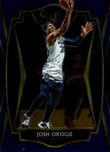 #144 Josh Okogie - Minnesota Timberwolves - 2020-21 Panini Select - Blue Basketball