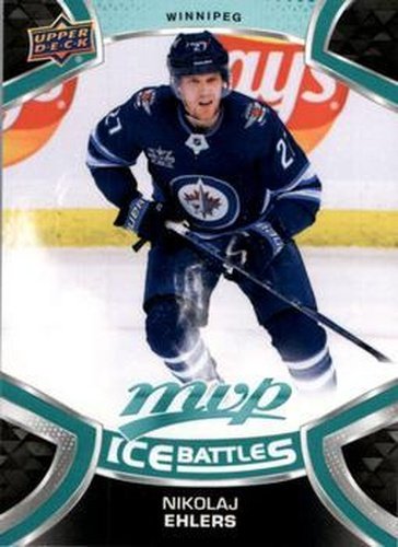 #144 Nikolaj Ehlers - Winnipeg Jets - 2021-22 Upper Deck MVP - Ice Battles Hockey