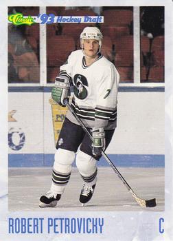 #144 Robert Petrovicky - Springfield Indians - 1993 Classic '93 Hockey Draft Hockey
