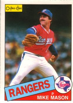 #144 Mike Mason - Texas Rangers - 1985 O-Pee-Chee Baseball