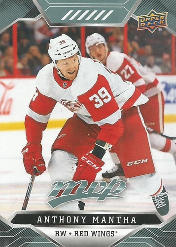 #144 Anthony Mantha - Detroit Red Wings - 2019-20 Upper Deck MVP Hockey