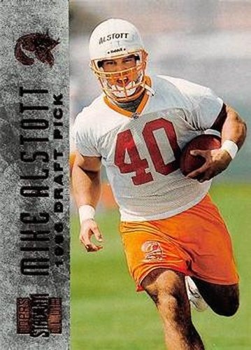 #144 Mike Alstott - Tampa Bay Buccaneers - 1996 Stadium Club Football