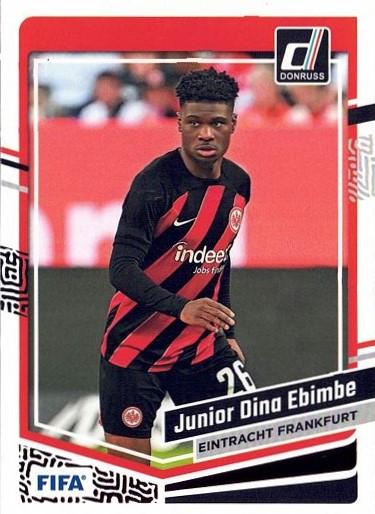 #144 Junior Dina Ebimbe - Eintracht Frankfurt - 2023-24 Donruss Soccer
