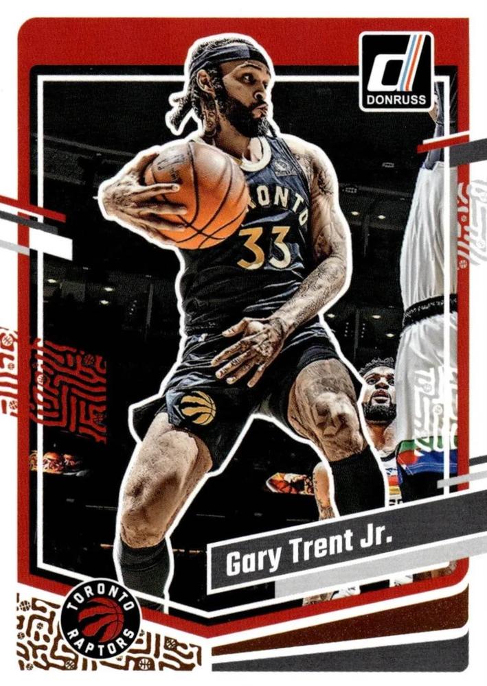 #144 Gary Trent Jr. - Toronto Raptors - 2023-24 Donruss Basketball