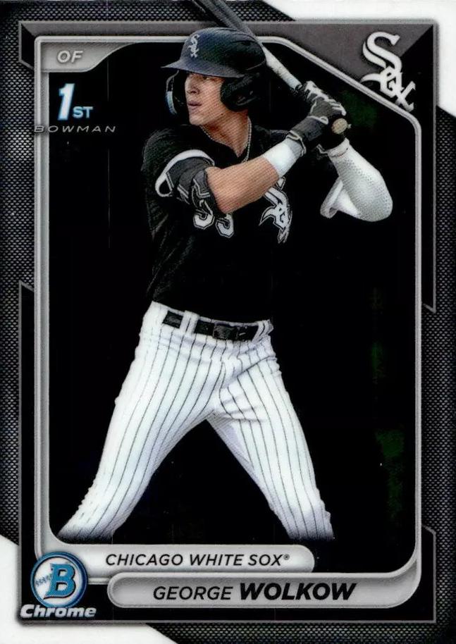 #BCP-144 George Wolkow - Chicago White Sox - 2024 Bowman - Chrome Prospects Baseball