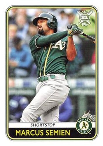 #145 Marcus Semien - Oakland Athletics - 2020 Topps Big League Baseball