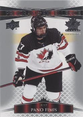 #145 Pano Fimis - Canada - 2022-23 Upper Deck Team Canada Juniors Hockey