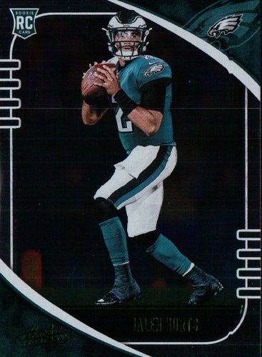 #145 Jalen Hurts - Philadelphia Eagles - 2020 Panini Absolute - Green Football