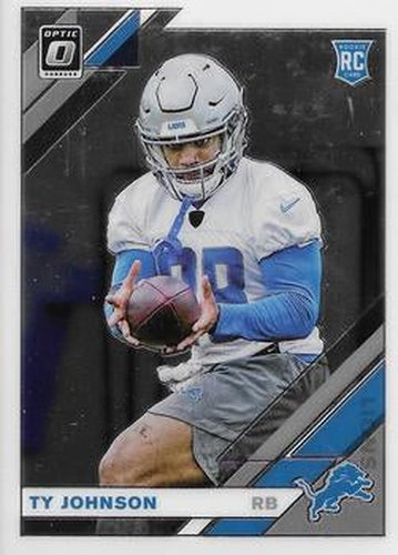 #145 Ty Johnson - Detroit Lions - 2019 Donruss Optic Football