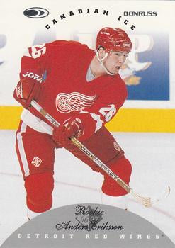 #145 Anders Eriksson - Detroit Red Wings - 1996-97 Donruss Canadian Ice Hockey