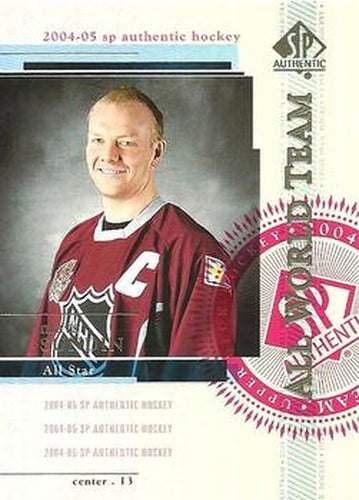 #145 Mats Sundin - Toronto Maple Leafs - 2004-05 SP Authentic Hockey