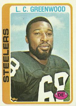 #145 L.C. Greenwood - Pittsburgh Steelers - 1978 Topps Football
