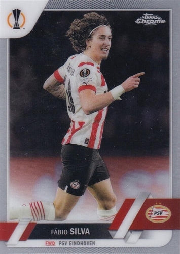 #145 Fabio Silva - PSV Eindhoven - 2022-23 Topps Chrome UEFA Club Competitions Soccer