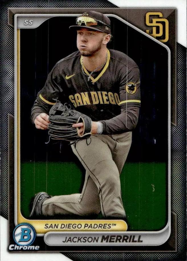 #BCP-145 Jackson Merrill - San Diego Padres - 2024 Bowman - Chrome Prospects Baseball