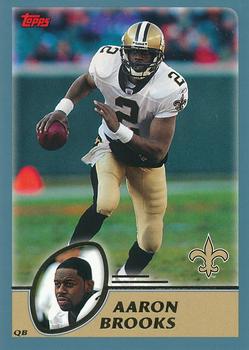 #145 Aaron Brooks - New Orleans Saints - 2003 Topps Football