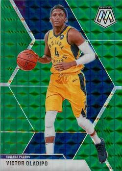#145 Victor Oladipo - Indiana Pacers - 2019-20 Panini Mosaic - Green Prizm Basketball