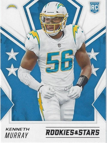 #145 Kenneth Murray - Los Angeles Chargers - 2020 Panini Rookies & Stars Football