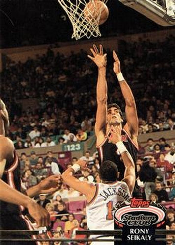 #145 Rony Seikaly - Miami Heat - 1992-93 Stadium Club Basketball