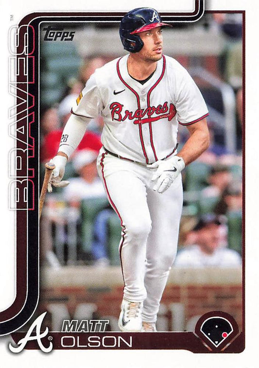 #145 Matt Olson - Atlanta Braves - 2025 Topps Baseball