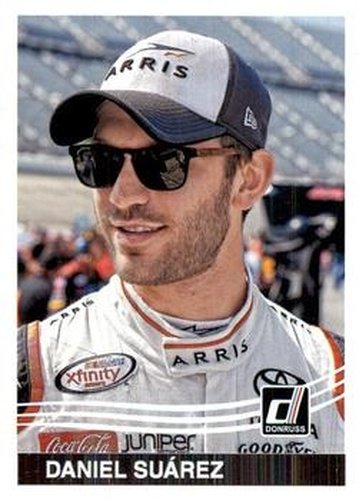 #145 Daniel Suarez - Joe Gibbs Racing - 2017 Donruss Racing