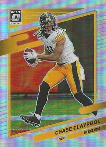 #145 Chase Claypool - Pittsburgh Steelers - 2021 Donruss Optic - Holo Football