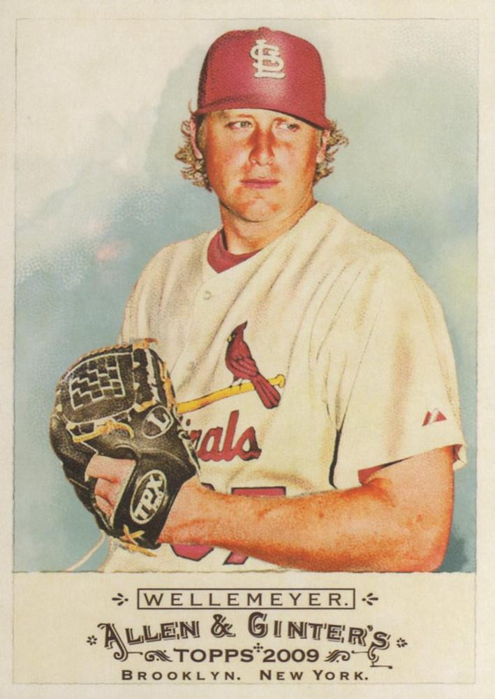 #145 Todd Wellemeyer - St. Louis Cardinals - 2009 Topps Allen & Ginter Baseball