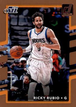 #145 Ricky Rubio - Utah Jazz - 2017-18 Donruss Basketball
