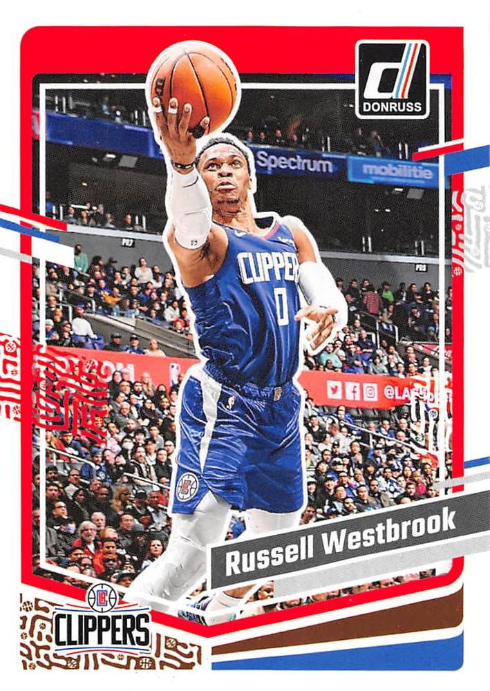 #145 Russell Westbrook - Los Angeles Clippers - 2023-24 Donruss Basketball