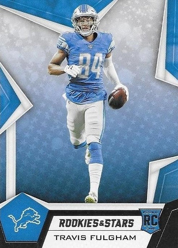 #145 Travis Fulgham - Detroit Lions - 2019 Panini Rookies & Stars Football