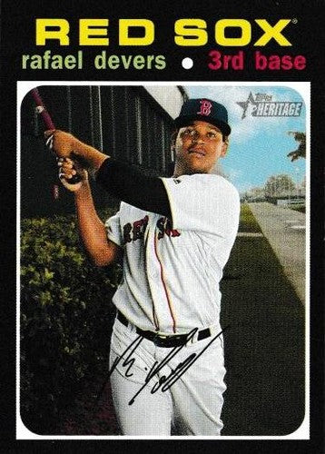 #145 Rafael Devers - Boston Red Sox - 2020 Topps Heritage Baseball