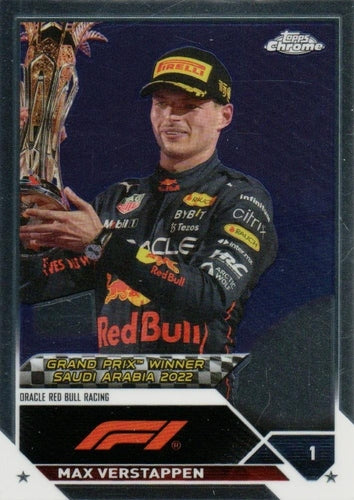 #145 Max Verstappen - Oracle Red Bull Racing - 2023 Topps Chrome Formula 1 Racing