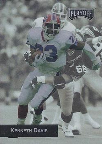 #145 Kenneth Davis - Buffalo Bills - 1993 Playoff Football