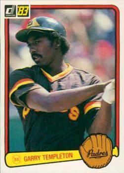 #145 Garry Templeton - San Diego Padres - 1983 Donruss Baseball