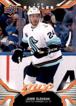 #145 Jamie Oleksiak - Seattle Kraken - 2022-23 Upper Deck MVP - Ice Battles Hockey