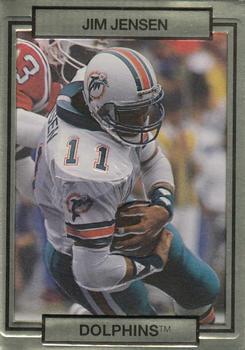 #145 Jim Jensen - Miami Dolphins - 1990 Action Packed Football