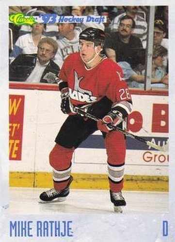 #145 Mike Rathje - Kansas City Blades - 1993 Classic '93 Hockey Draft Hockey