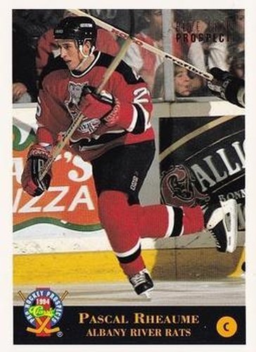 #145 Pascal Rheaume - Albany River Rats - 1994 Classic Pro Hockey Prospects Hockey