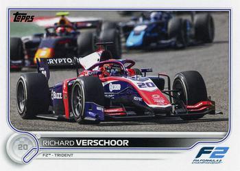 #145 Richard Verschoor - Trident F2 - 2022 Topps Formula 1 Racing