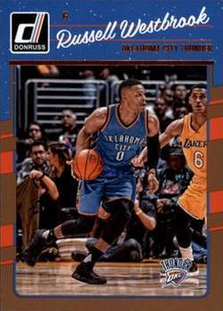 #145 Russell Westbrook - Oklahoma City Thunder - 2016-17 Donruss Basketball