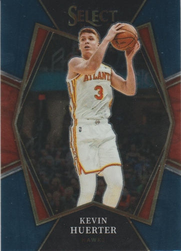 #145 Kevin Huerter - Atlanta Hawks - 2021-22 Panini Select - Blue Basketball