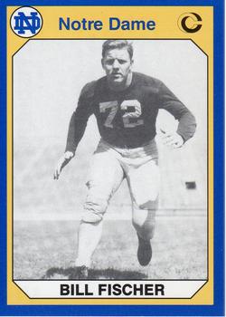 #145 Bill Fischer - Notre Dame Fighting Irish - 1990 Collegiate Collection Notre Dame Football