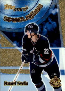 #145 Daniel Sedin - Vancouver Canucks - 2000-01 Topps Stars Hockey