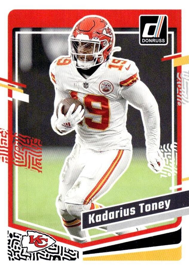 #145 Kadarius Toney - Kansas City Chiefs - 2023 Donruss Football