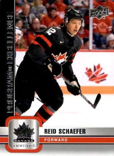 #145 Reid Schaefer - Canada - 2023 Upper Deck Team Canada Juniors Hockey